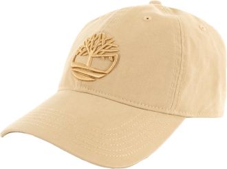 Timberland Cotton Canvas Baseball Cap Mens Cap, Y94 - SAFARI, One Size