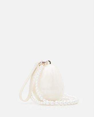 Simone Rocha Pearl Micro Egg Crossbody Bag