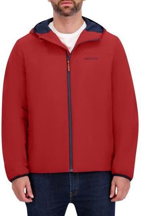 Nautica Transitional Hooded Zip Jacket in Rio Red at Nordstrom Rack, Size Xx-Large