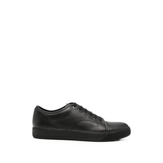 Lanvin Grained Leather Sneakers