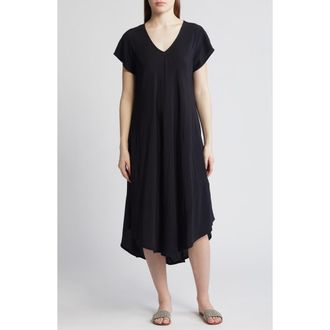 Masai Nebili V-Neck Shift Dress in Black at Nordstrom Rack, Size Xx-Large