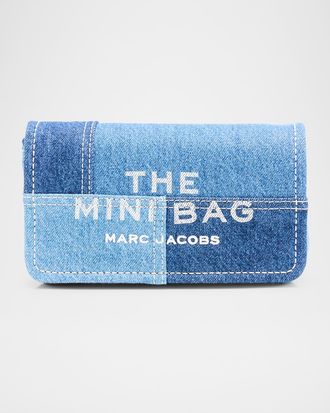 Marc Jacobs The Mini Patchwork Denim Crossbody Bag