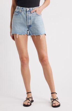 Frame Denim The Dare High Waist Denim Cutoff Shorts in Reason at Nordstrom Rack, Size 25