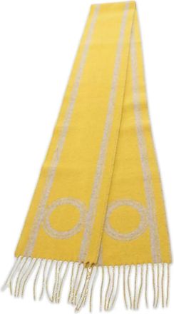 Herm&egrave;s 2010s kasjmier sjaal - Geel