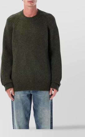 A.P.C. textured knit sweater raglan sleeves