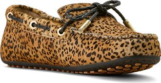 Ariat Margot Genuine Calf Hair Driving Shoe in Mini Cheetah Hair On at Nordstrom, Size 6.5
