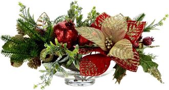 Mark Roberts Large Poinsettia Centerpiece, Red at Nordstrom