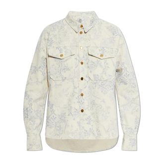 Forte_Forte Shirts, female, Beige, Size: XS Patterned Shirt