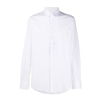 Dolce & Gabbana Formal Shirts, male, White, Size: 2XL Classic Cotton Shirt