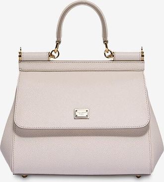 Dolce & Gabbana Handtasche aus Dauphine-Leder Medium Sicily