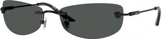 Versace Mens Black Rectangular Sunglasses VE2279 143687
