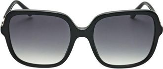 Bulgari Ladies Black Rectangular Sunglasses 0BV8228B-504/T5-1