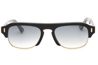 Cutler and Gross CG1353S Oval Acetate Sunglasses - Black