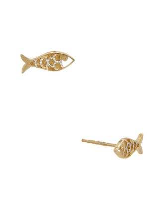 Italian Gold, Inc 14K Fish Stud Earrings