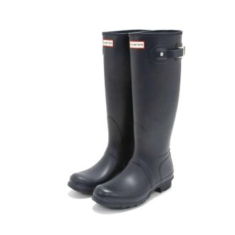 Hunter Womens Original Tall Rain Boot In Navy