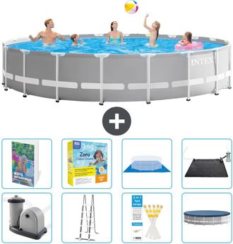 Intex Piscina Prism Frame Redonda - 610x132 Cm - 9-piezas S582