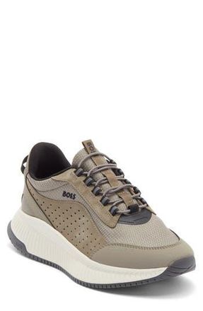 BOSS TTNM EVO Runn Sneaker in Beige/Khaki at Nordstrom Rack, Size 10Us / 9Uk