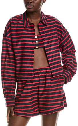 WeWoreWhat Cropped Button-Down Shirt