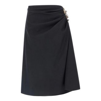 Dries Van Noten Dames, Rokken, Blauw, Maat: S Wol