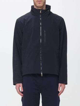 Paul Smith Technical Fabric Windbreaker Jacket with High Neck and Zip Closure