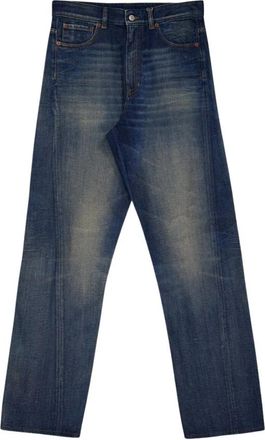 Maison Margiela Wide-leg jeans - Heren - Regular Fit Jeans - Blauw - W30 - Katoen - Jeans