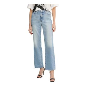 Guess Rechte jeans - Dames - Jeans - Blauw - Maat: W30 L32 Katoen
