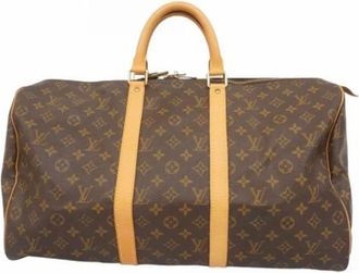 Louis Vuitton Vintage, unisex, Bruin, ONE Size, Pre-owned Weekendtas