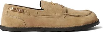 Moschino Adrian Deck Loafers - unisex - Bootschoenen - Beige - 43 EU - Leer - Schoenen