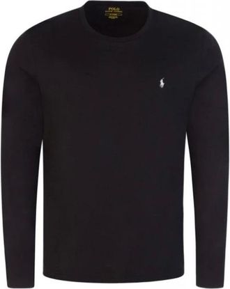 Ralph Lauren Truien & Vesten, Heren, Zwart, S, Katoen, Crew Sleep Top