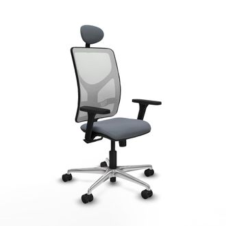 Piqueras y Crespo Silla Piqueras Y Crespo Motilla Negro Reposabrazos Ajustables