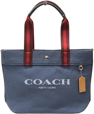 Coach Blue Denim Tote Bag (Pre-Owned)