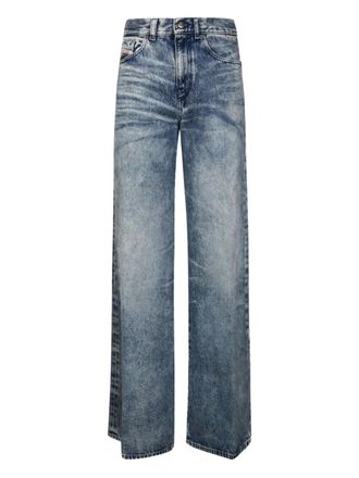Diesel stonewashed-effect jeans - women - Fabric - 24 - Blue