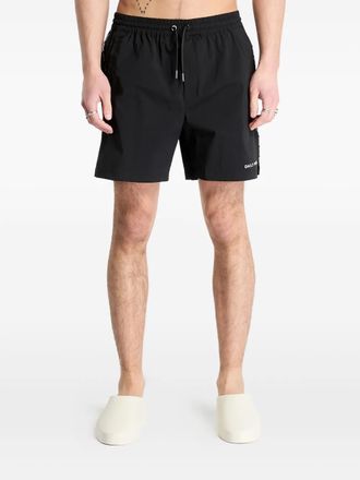 Daily Paper Clothing Shorts met logoprint - Zwart