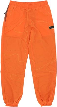 Dolly Noire Oranje Baggy Trainingsbroek met Mesh - Heren - Sweatpants - Oranje - S - Polyester - Broeken