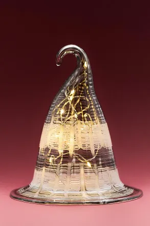Anthropologie Light-Up Glass Witch Hat