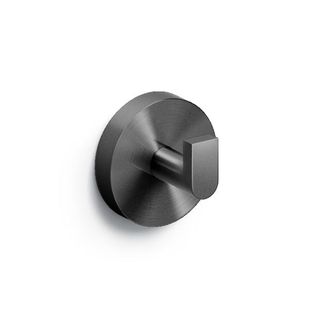 Clou Flat set &agrave; 2 kledinghaken gunmetal geborsteld PVD