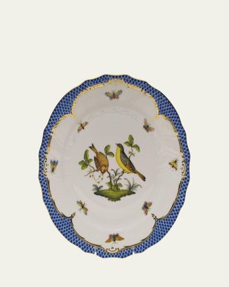 Herend Rothschild Blue Motif 07 Dinner Plate