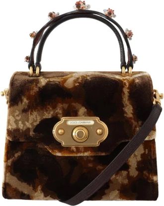 Dolce & Gabbana Pre-owned Fabric handbags - Dames - Vintage Handtas - Bruin - ONE Size - Vintage