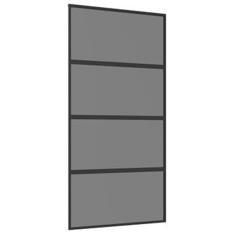 vidaXL Puerta Corredera 102.5 X 205 Cm Cristal Templado Y Aluminio Vidaxl