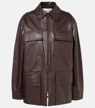 Victoria Beckham Chore leather jacket