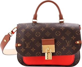 Louis Vuitton Vaugirard Handbag Monogram Canvas With Leather (Authentic Pre- Loved)