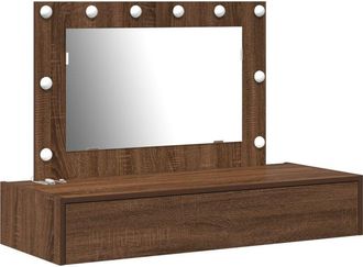 vidaXL Dressing Table Brown 100 x 40 x 70 cm Engineered wood Vidaxl