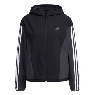 adidas (WMNS) adidas Must Have Woven Jacket Black White HY2874
