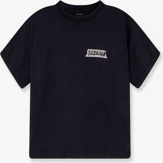 Balenciaga T-shirt in cotone effetto used - BALENCIAGA - gender_Woman