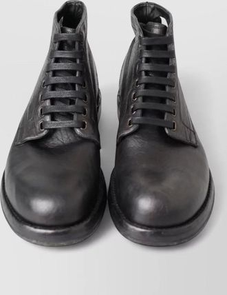 Dolce & Gabbana leather lace-up ankle boots