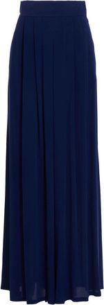 Max Mara Blue Loose Pleated Pant