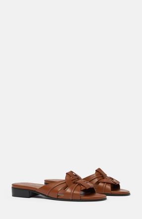 Scarosso Anna Sandals in Tan - Calf at Nordstrom, Size 39.5