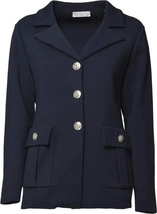 Charlott Blazer in cotone - Blu