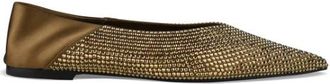 Saint Laurent Nour 05 Mules - Dames - Ballerinas - Geel - 35 1/2 EU - Leer - Schoenen