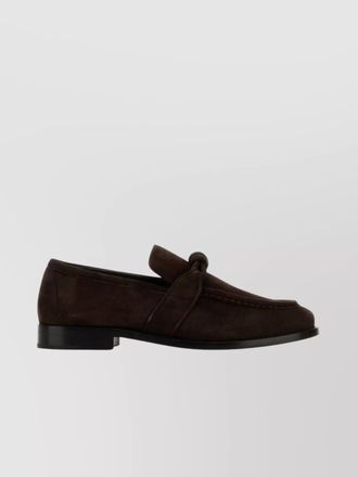 Bottega Veneta leather astaire loafers